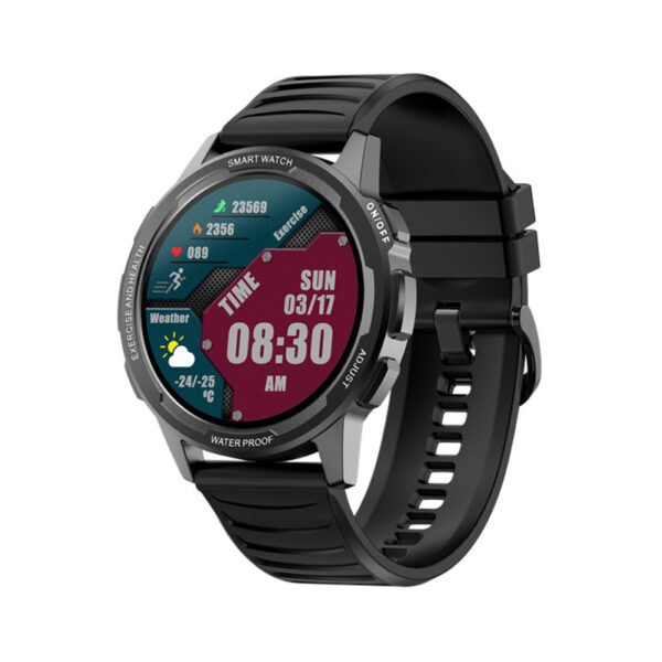 Touch Screen Heart Rate Sleep Monitor Pedometer Watch - Image 3