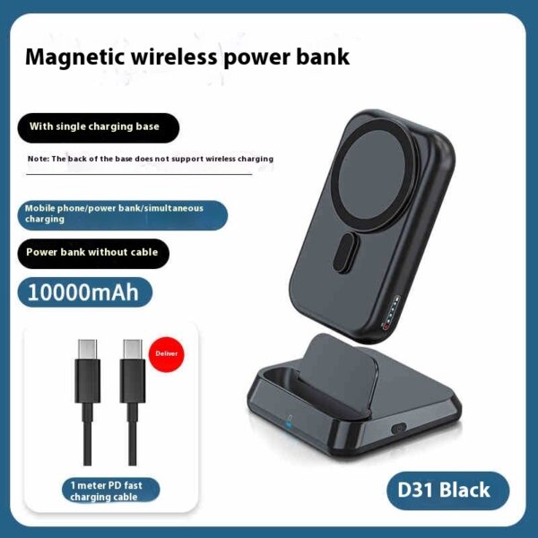 Ultra-thin Compact Portable Magnetic Wireless Power Bank - Image 5