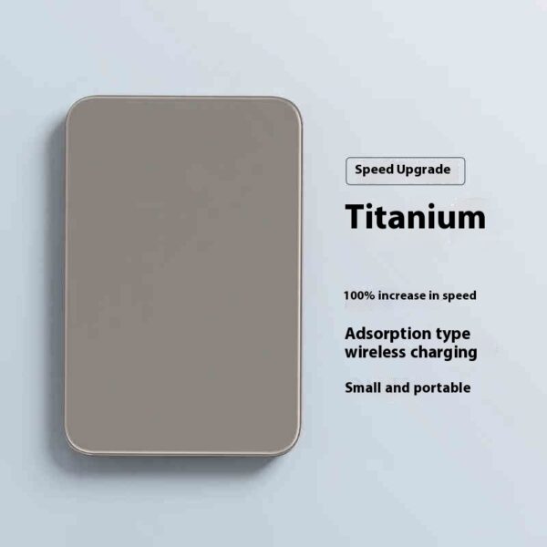 Ultra-thin Compact Portable Wireless Magnetic Power Bank - Image 6