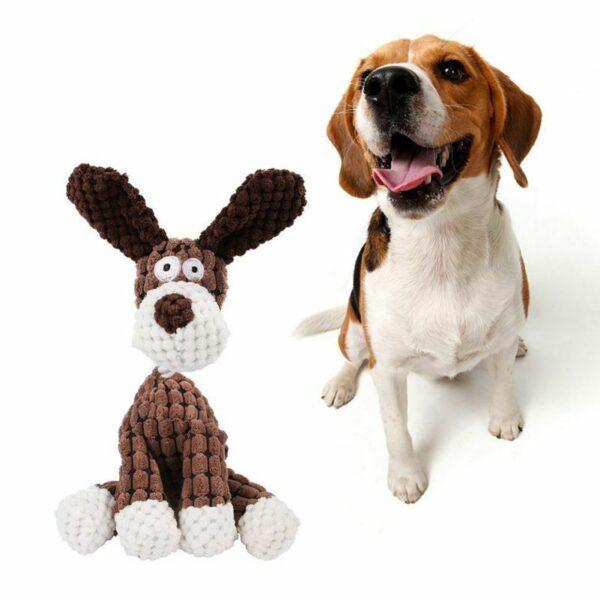 Dog Toy Play Funny Pet Puppy Chew Squeaker Squeaky Plush Sound Toys Clean Teeth - Image 5