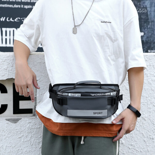 Reflective Waist Bags Men Crossbody Bag Pack For Travel Walking Running Hiking Cycling - Image 2