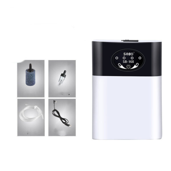 Songbao Small Aquarium Oxygen Pump Ultra-quiet Charging Two Users Outdoor Fishing - Image 3