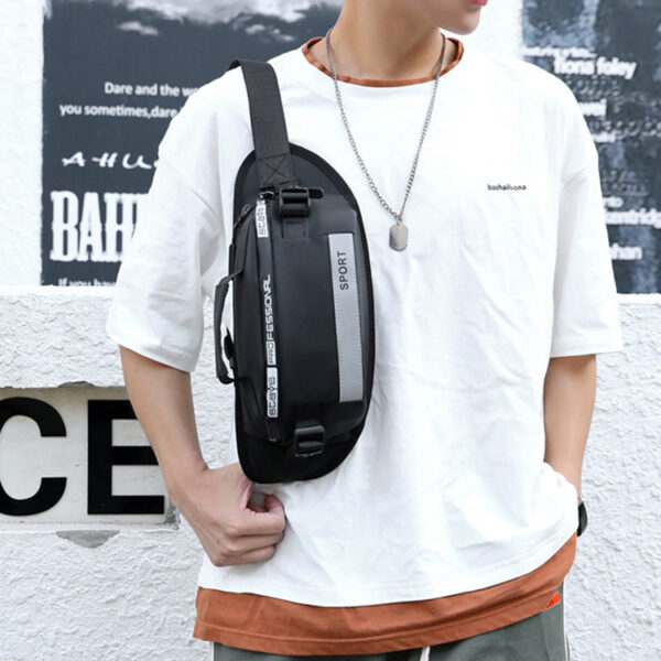 Reflective Waist Bags Men Crossbody Bag Pack For Travel Walking Running Hiking Cycling - Image 5