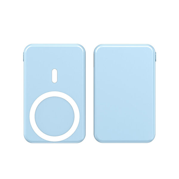 Small Portable Power Bank Magnetic Absorption Wireless Fast Charge - Image 7