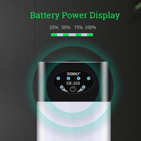 Songbao Small Aquarium Oxygen Pump Ultra-quiet Charging Two Users Outdoor Fishing - Image 5