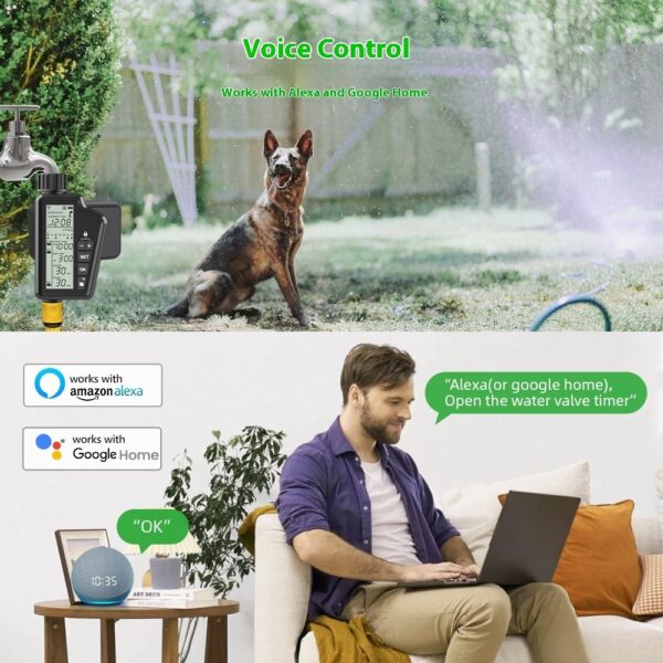 Graffiti Smart WiFi Garden Watering Device Garden Potted Plant - Image 3