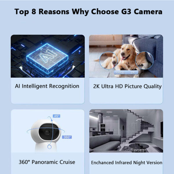 Smart Surveillance Camera G3 Home - Image 6