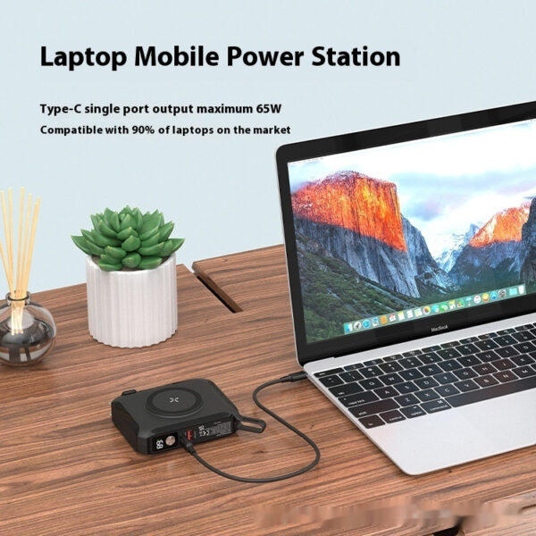 New 65W Multifunctional Magnetic Suction Travel Charger Wall Charging Power Bank For Laptop Computer Power Bank - Image 3