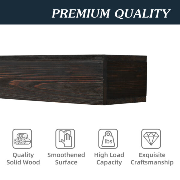 Rustic Wood Mantels Are Suitable For Home Decor - Image 7