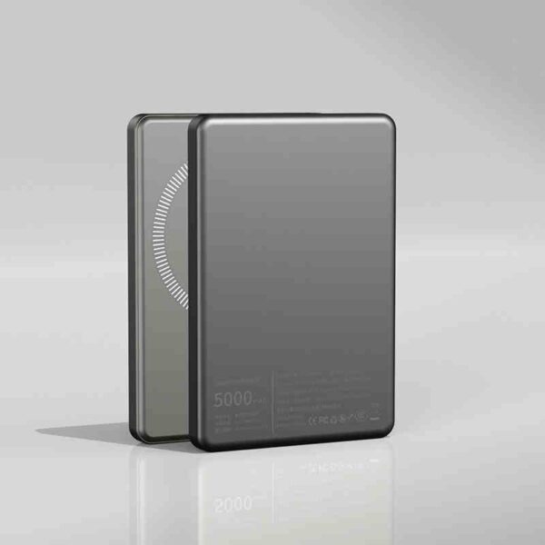 Ultra Thin Large Capacity Portable Magnetic Power Bank - Image 2