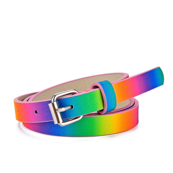 Ladies Kids Belts Heart Glitter  Jeans Cropped - Image 4