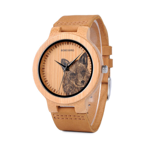 Literary Retro Watch Bamboo Watch - Image 5