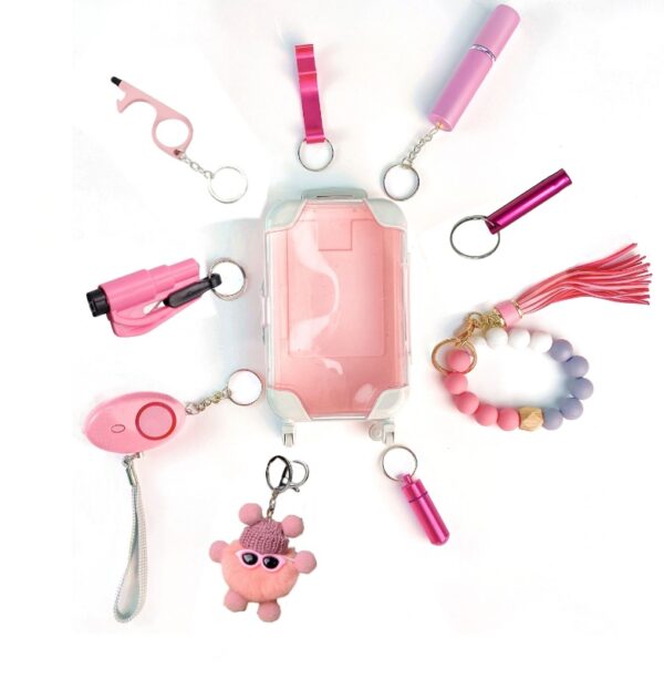 Ball Bead Bracelet Key Chain Perfume Bottle - Image 2