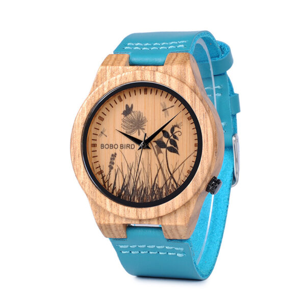 Literary Retro Watch Bamboo Watch - Image 2