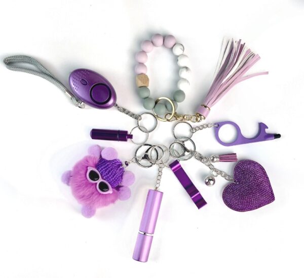 Ball Bead Bracelet Key Chain Perfume Bottle - Image 5
