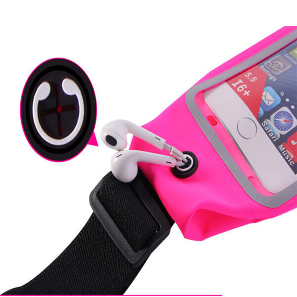 Touch Screen Clear Phone Waist Bag For Running Sports Fanny Pack - Image 3